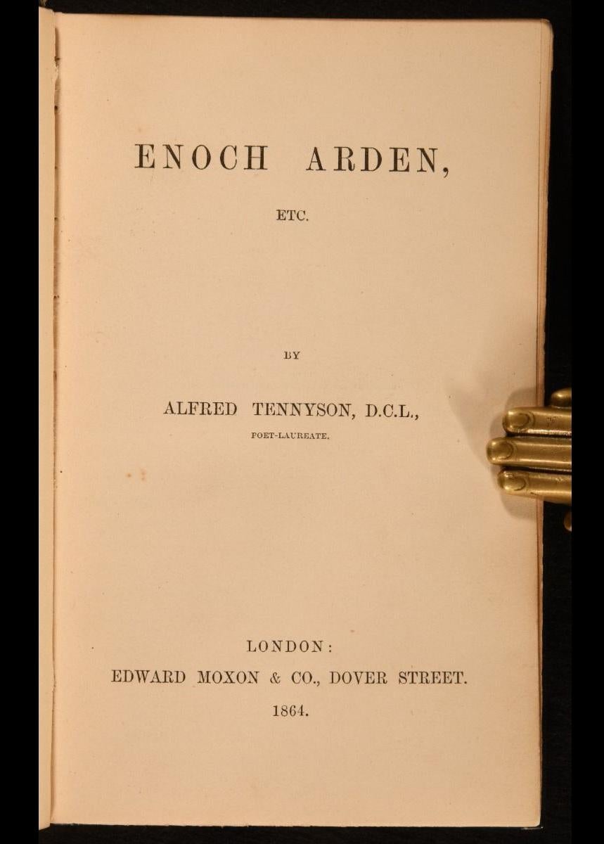 Les œuvres poétiques d'Alfred Lord Tennyson, 1855-92 Bon état - En vente à Bath, GB