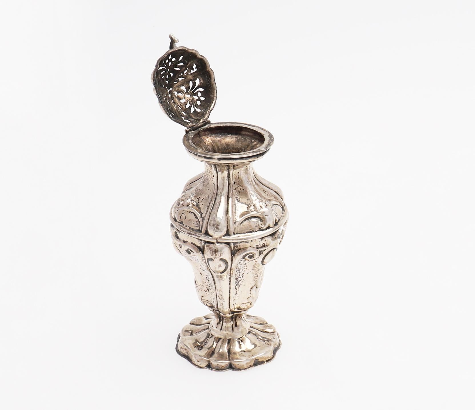 Neorinascimentale 1855 Porta spezie dell'Impero austriaco Argento massiccio / 106 gr in vendita