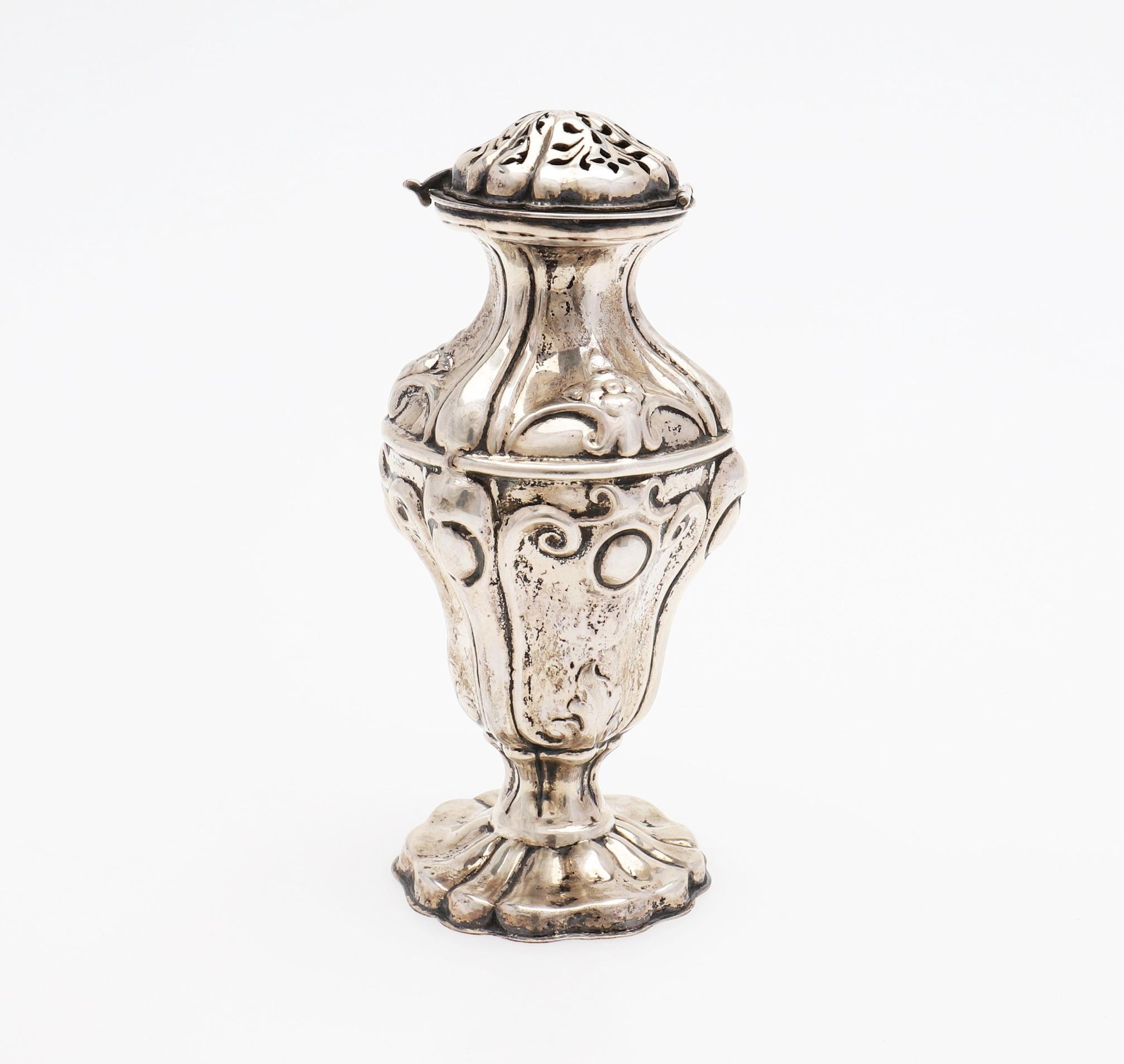 1855 Porta spezie dell'Impero austriaco Argento massiccio / 106 gr in vendita 1