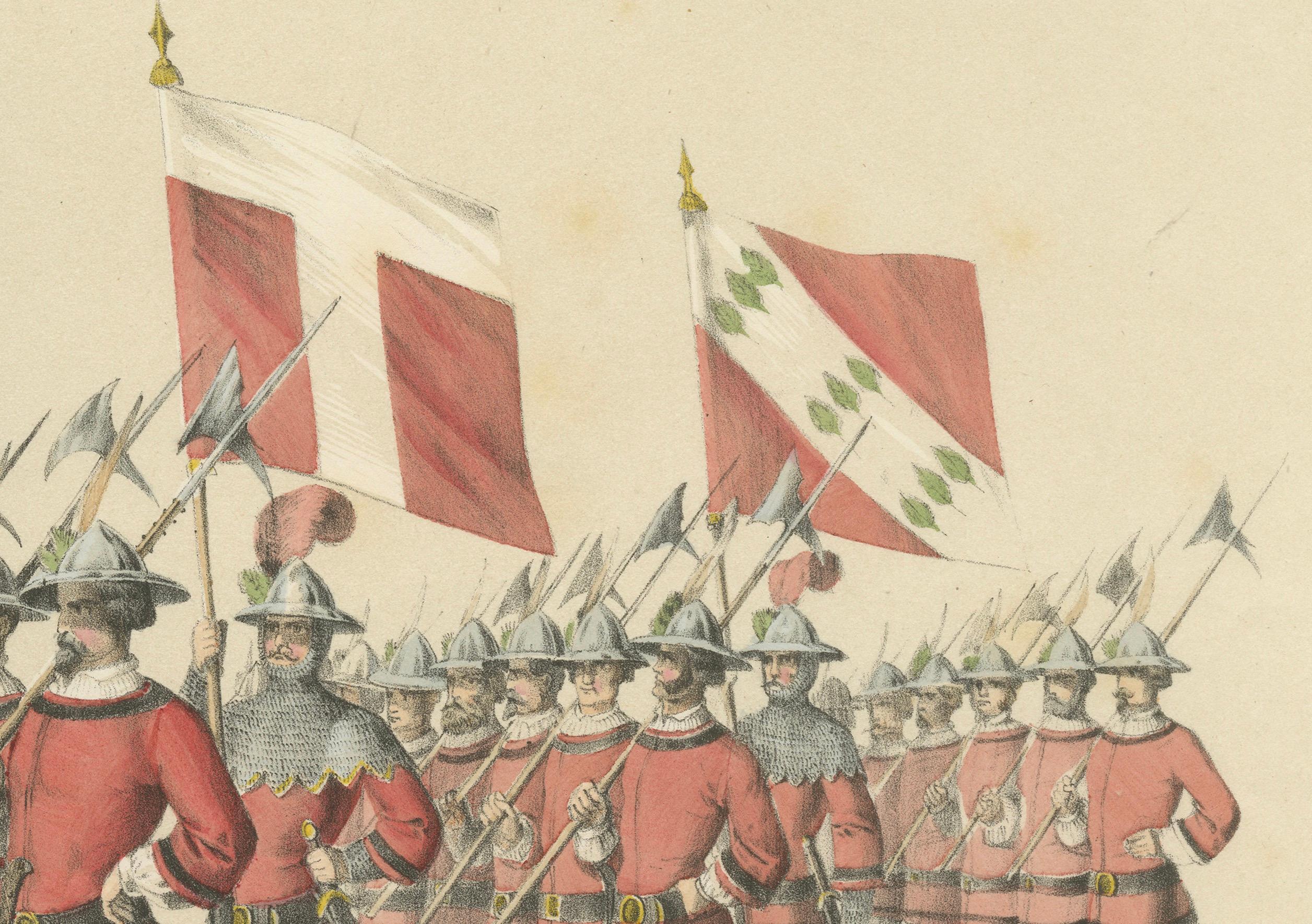 Handkolorierte Lithographie der vier Berner Gerichtsbezirke von 1855 - Ein historischer Umzug der Schweiz  

Diese bezaubernde handkolorierte Lithografie, die 1855 veröffentlicht wurde, ist Teil des 
