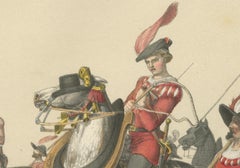 1855 Swiss Victory Parade – Captured Burgundian Cannons in Triumphal Procession