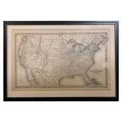 1855 "The United States of America" by J. H. Colton