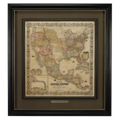 1856 "Map of the United States" par Ensign, Bridgeman et Fanning