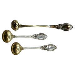 1859 Tiffany & Co Sterling Silver Condiment Ladle and Master Salt Spoons