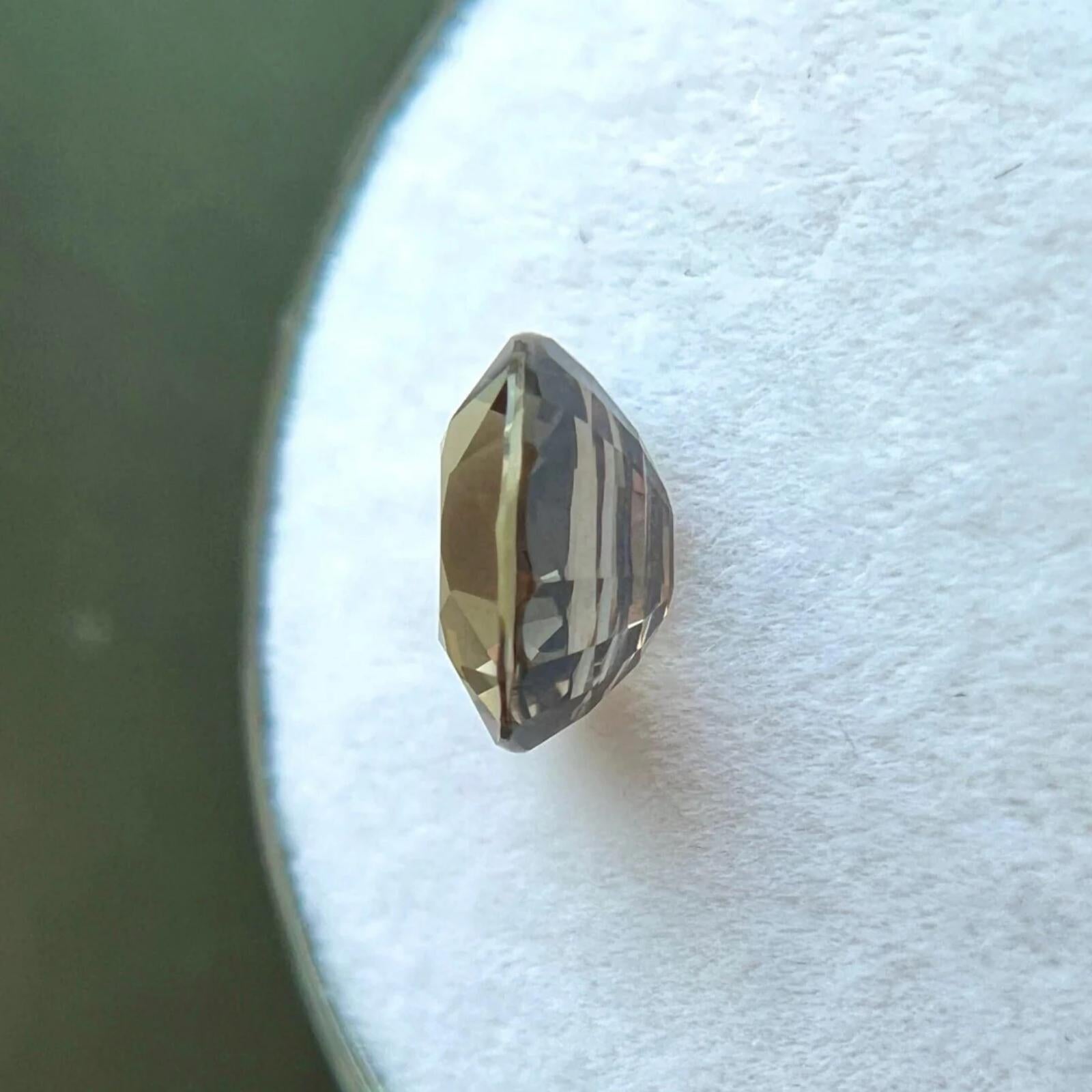 1,85ct Cambio de color zafiro rosa púrpura sin tratar rara gema oval 7,5x6mm VVS en venta 5