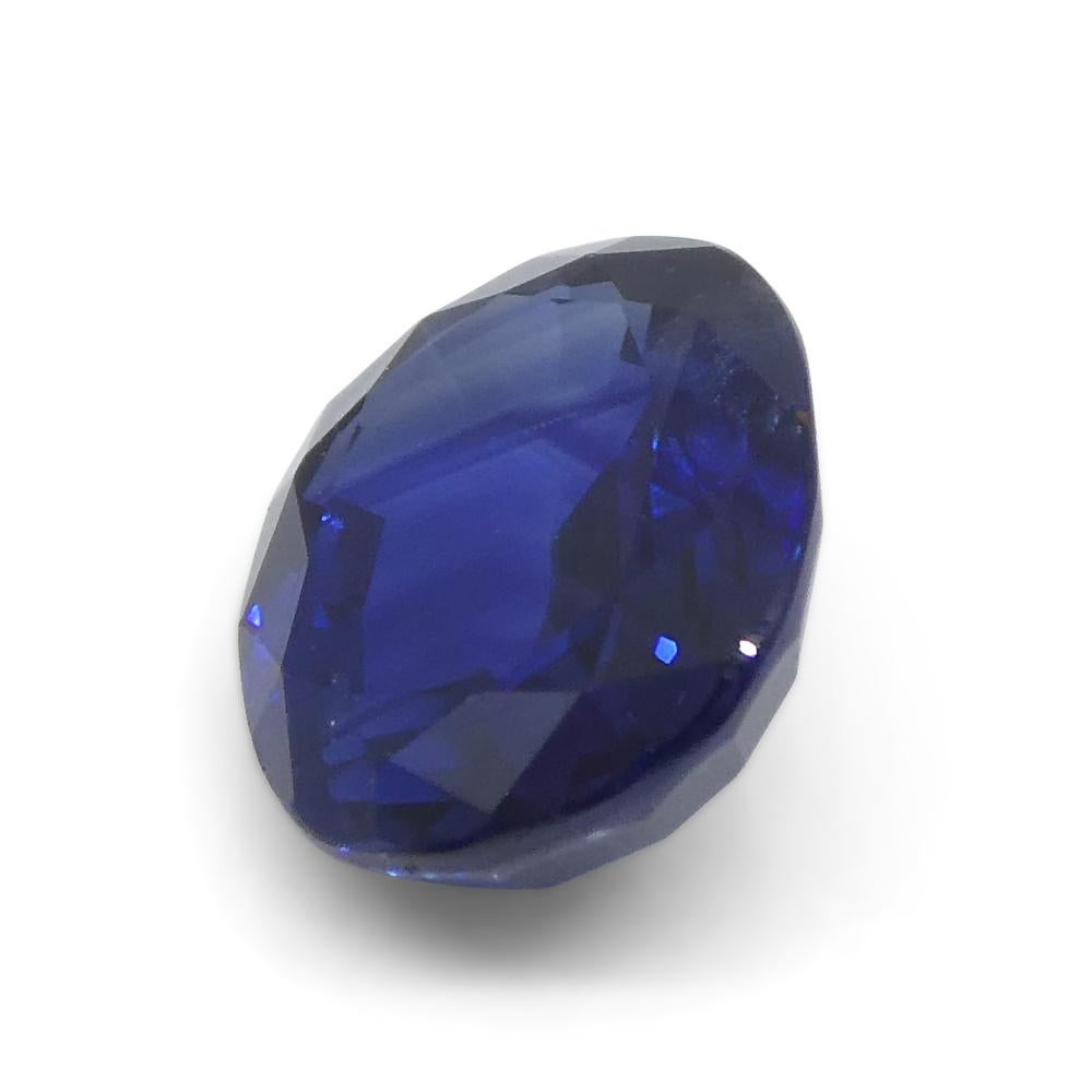 1.85ct Cushion Blue Sapphire from Nigeria For Sale 5