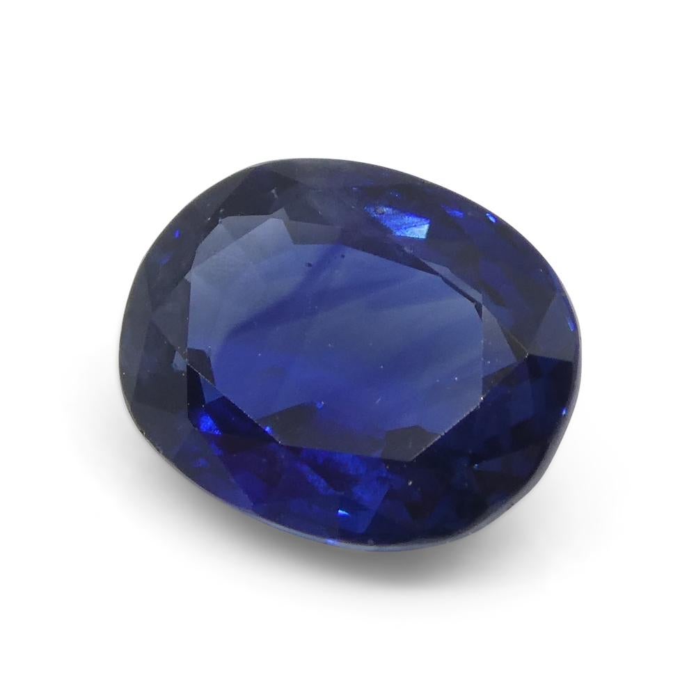 1.85ct Cushion Blue Sapphire from Nigeria For Sale 6