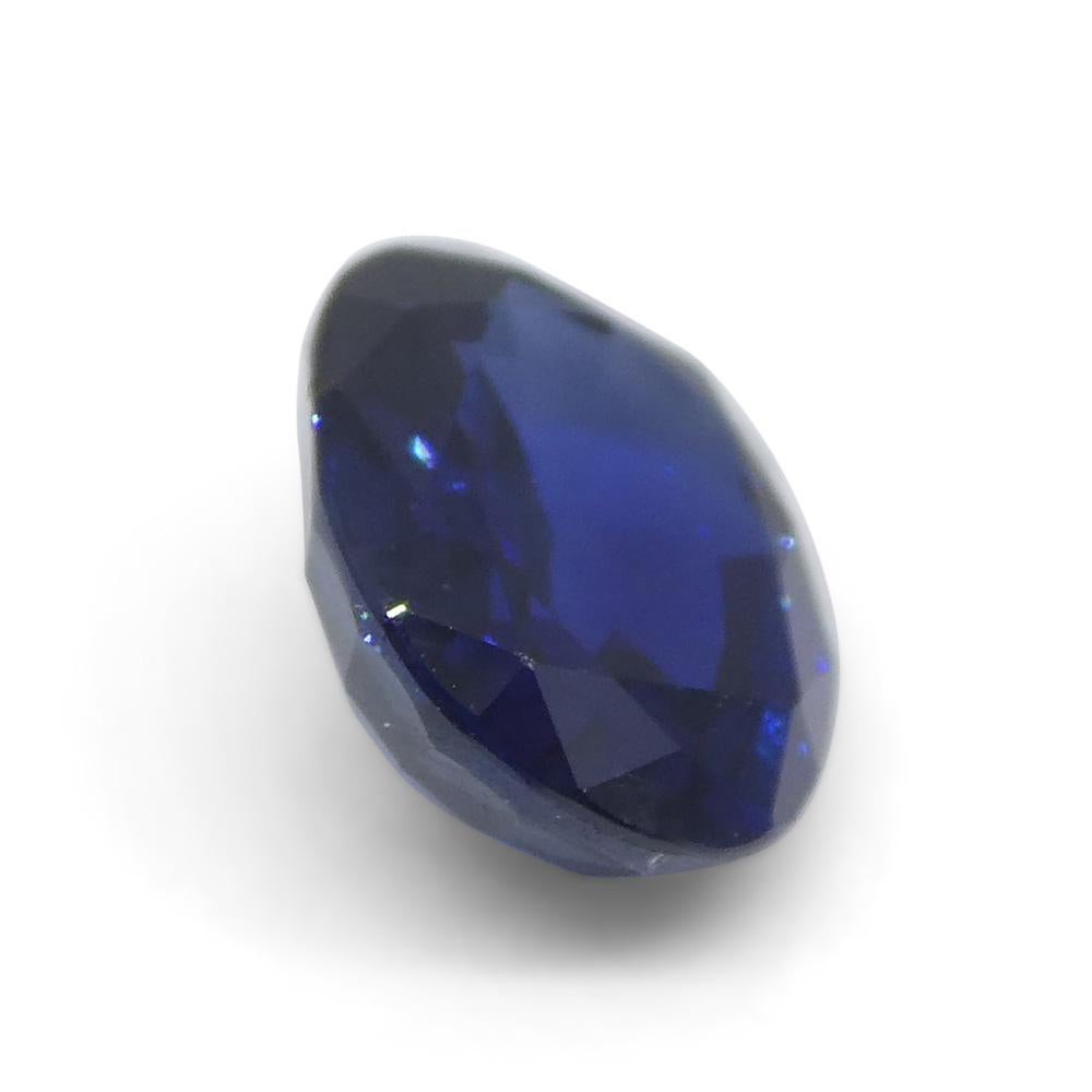 1.85ct Cushion Blue Sapphire from Nigeria For Sale 7