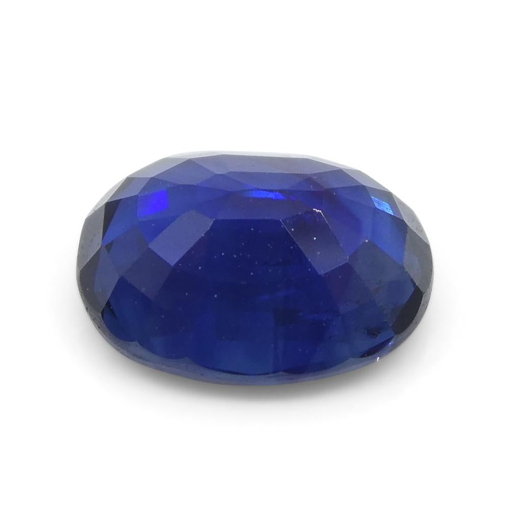 1.85ct Cushion Blue Sapphire from Nigeria In New Condition For Sale In Toronto, Ontario