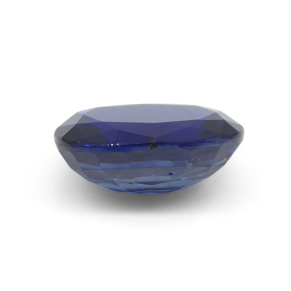 1.85ct Cushion Blue Sapphire from Nigeria For Sale 4