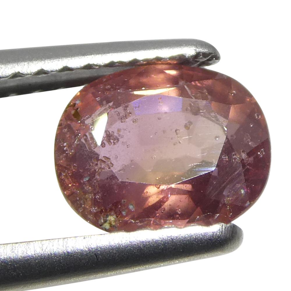 Saphir rose coussin de Tanzanie non chauffé 1,85 carat en vente 5