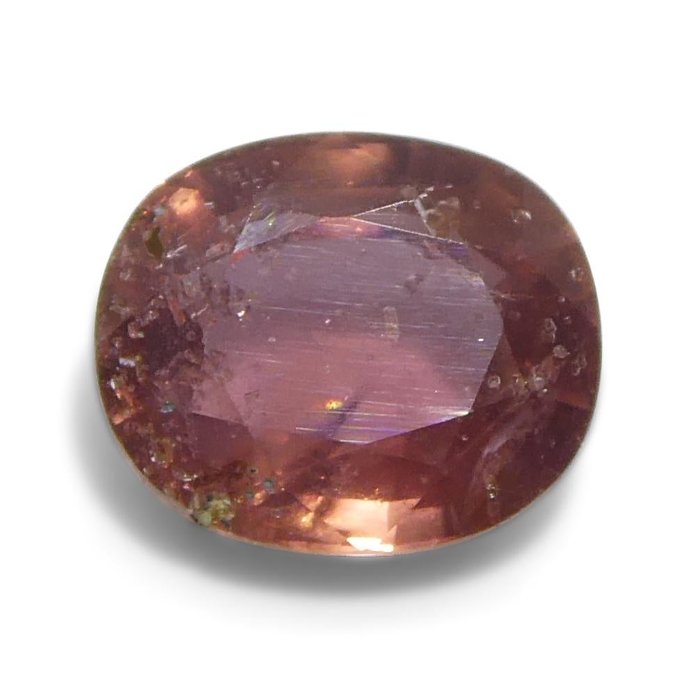 Saphir rose coussin de Tanzanie non chauffé 1,85 carat en vente 1
