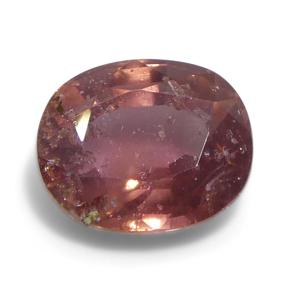 Saphir rose coussin de Tanzanie non chauffé 1,85 carat en vente 2