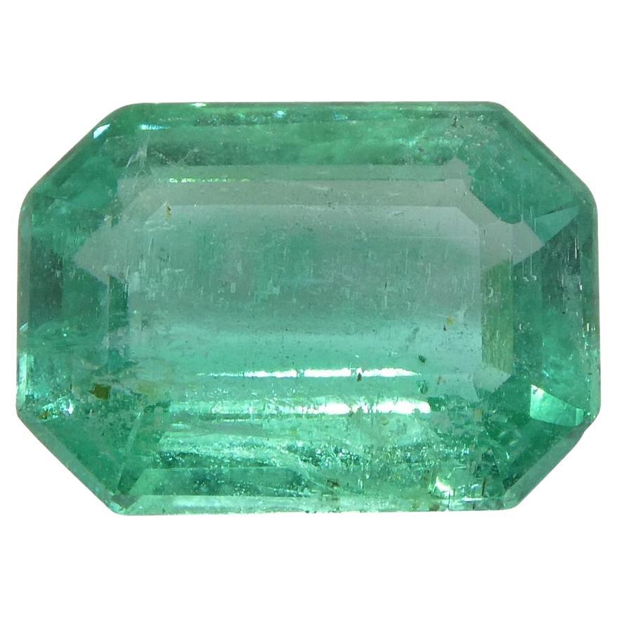 1.85ct Emerald Cut Emerald For Sale
