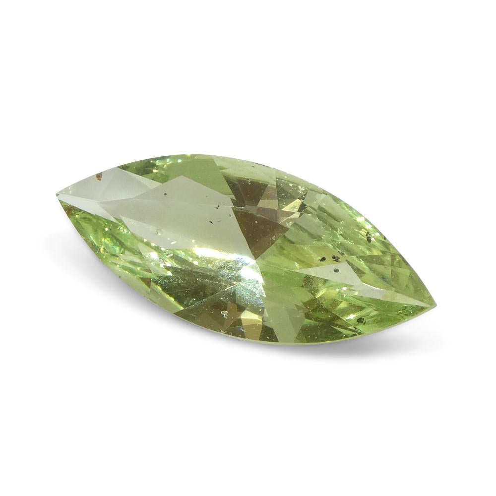 1.85ct Marquise Green Merelani Mint Tsavorite Garnet from Tanzania For Sale 6