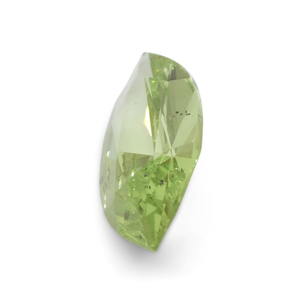 1.85ct Marquise Green Mint Garnet from Tanzania For Sale 7