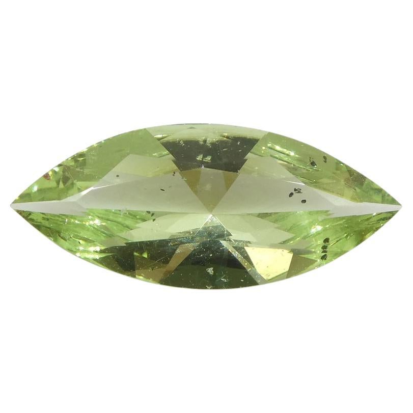 1.85ct Marquise Green Merelani Mint Tsavorite Garnet from Tanzania