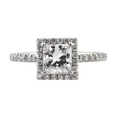 1.85ct Princess Cut Diamond Engagement Ring