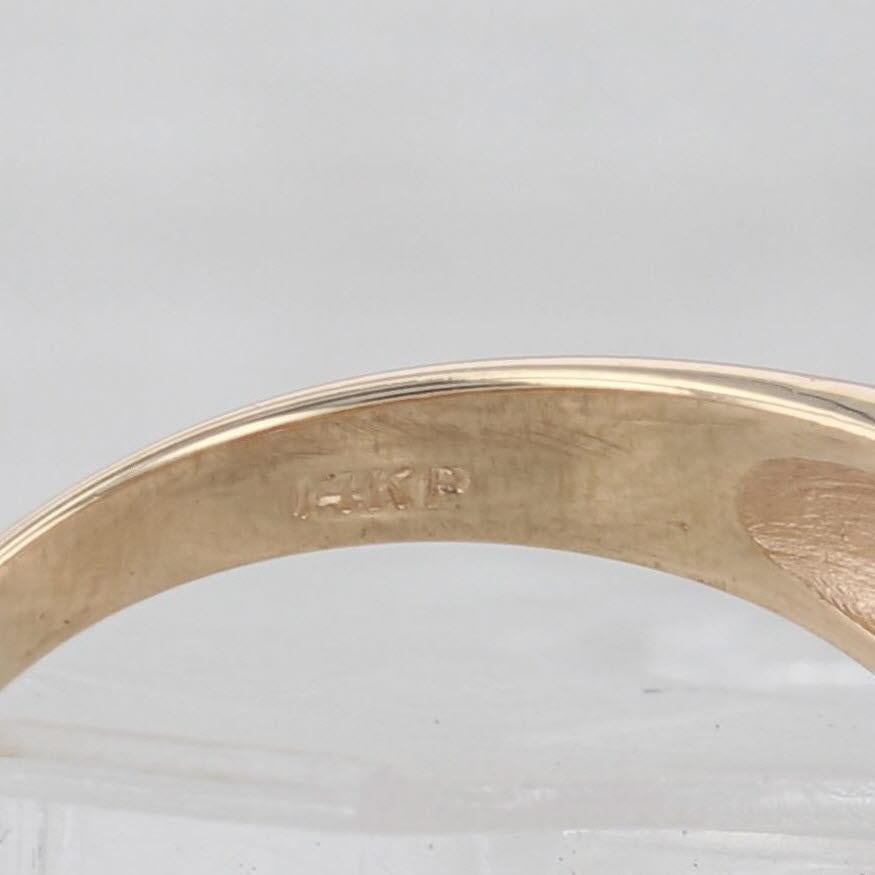 Anello aureolato con diamante e rubino da 1,85 carati in oro giallo 14k, misura 6,25. in vendita 3