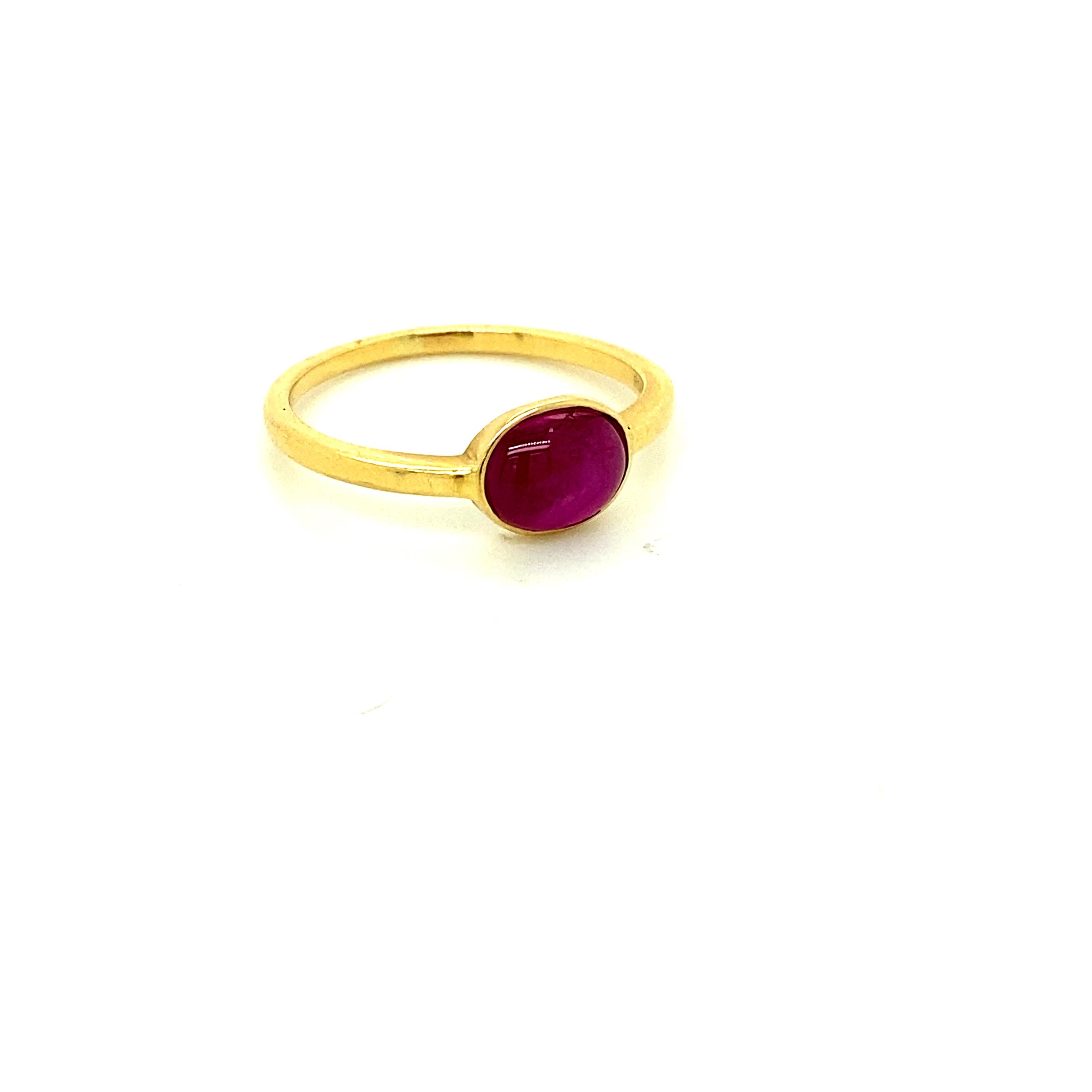 1.86 Carat Unheated Burmese Star Ruby Yellow Gold Engagement Ring:

A rare and unique ring, it features a stunning top quality unheated Burmese star ruby weighing 1.86 carat. The star ruby, hailing from Burma, is completely natural and without any