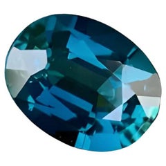 1.86 carats Blue Indicolite Tourmaline Fancy Oval Cut Natural Afghan Gemstone 1.86 carats Blue Indicolite Tourmaline Fancy Oval Cut Natural Afghan Gemstone