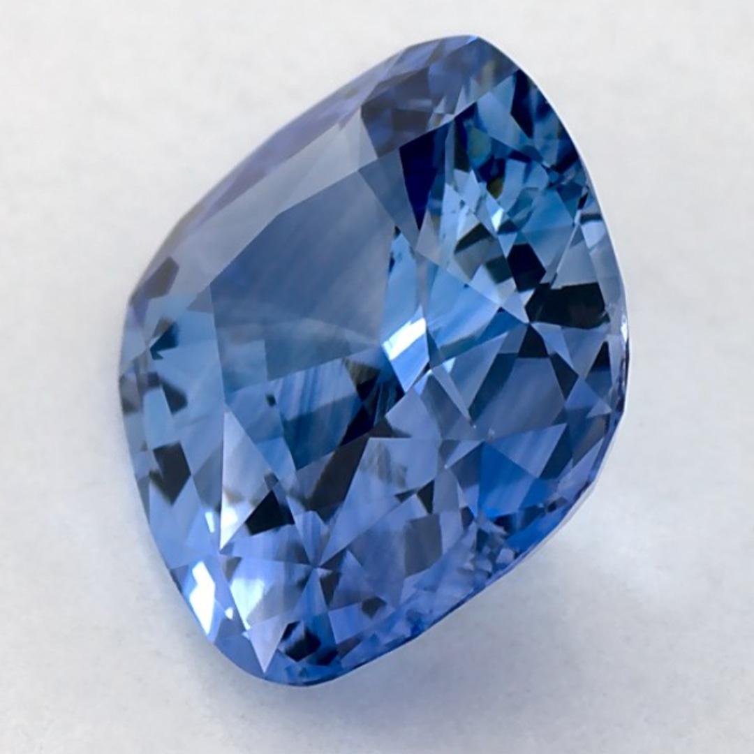 1.86 Karat Blauer Saphir Cushion Loser Edelstein Damen im Angebot