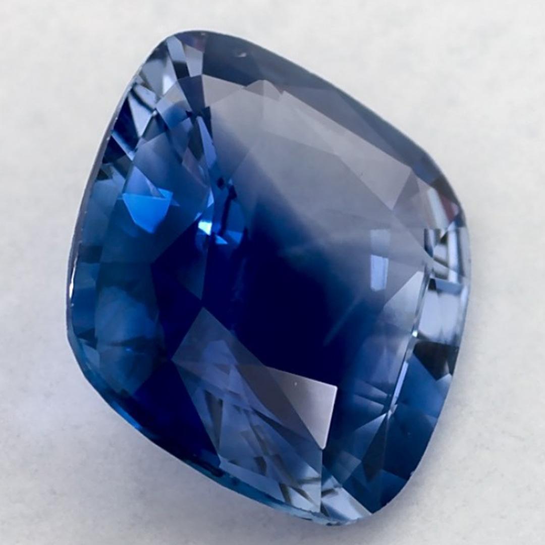 1.86 qt Zafiro Azul Cushion Gema Suelta en venta 2