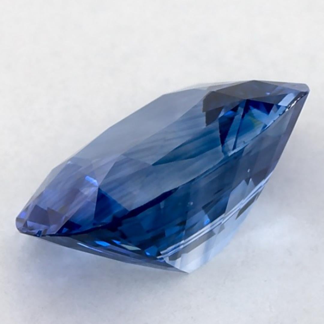 1.86 Karat Blauer Saphir Cushion Loser Edelstein im Angebot 3