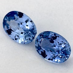 1.86 qt Zafiro Azul Oval Gema Suelta