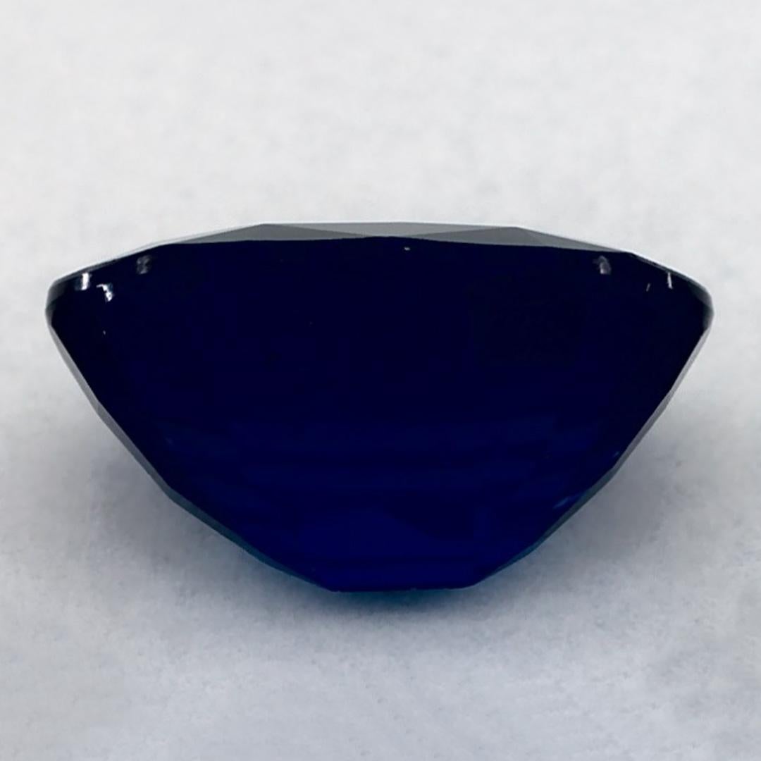 1.86 Ct Blue Sapphire Oval Loose Gemstone In New Condition For Sale In Fort Lee, NJ