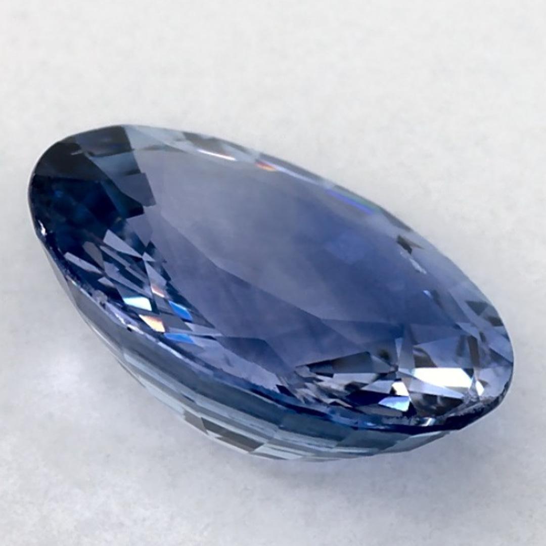 1.86 qt Zafiro Azul Oval Gema Suelta en Nuevo estado para la venta en Fort Lee, NJ