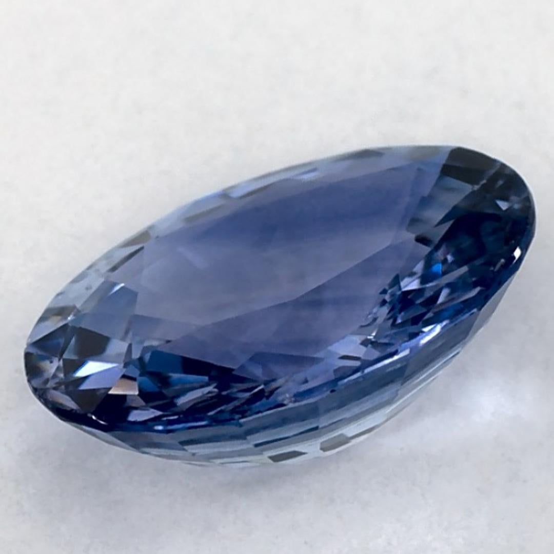 1.86 qt Zafiro Azul Oval Gema Suelta en venta 1