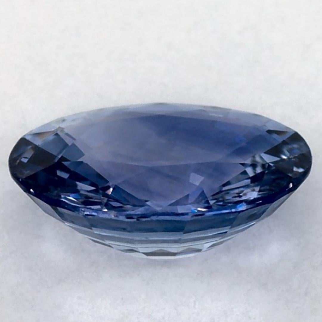 1.86 qt Zafiro Azul Oval Gema Suelta en venta 3