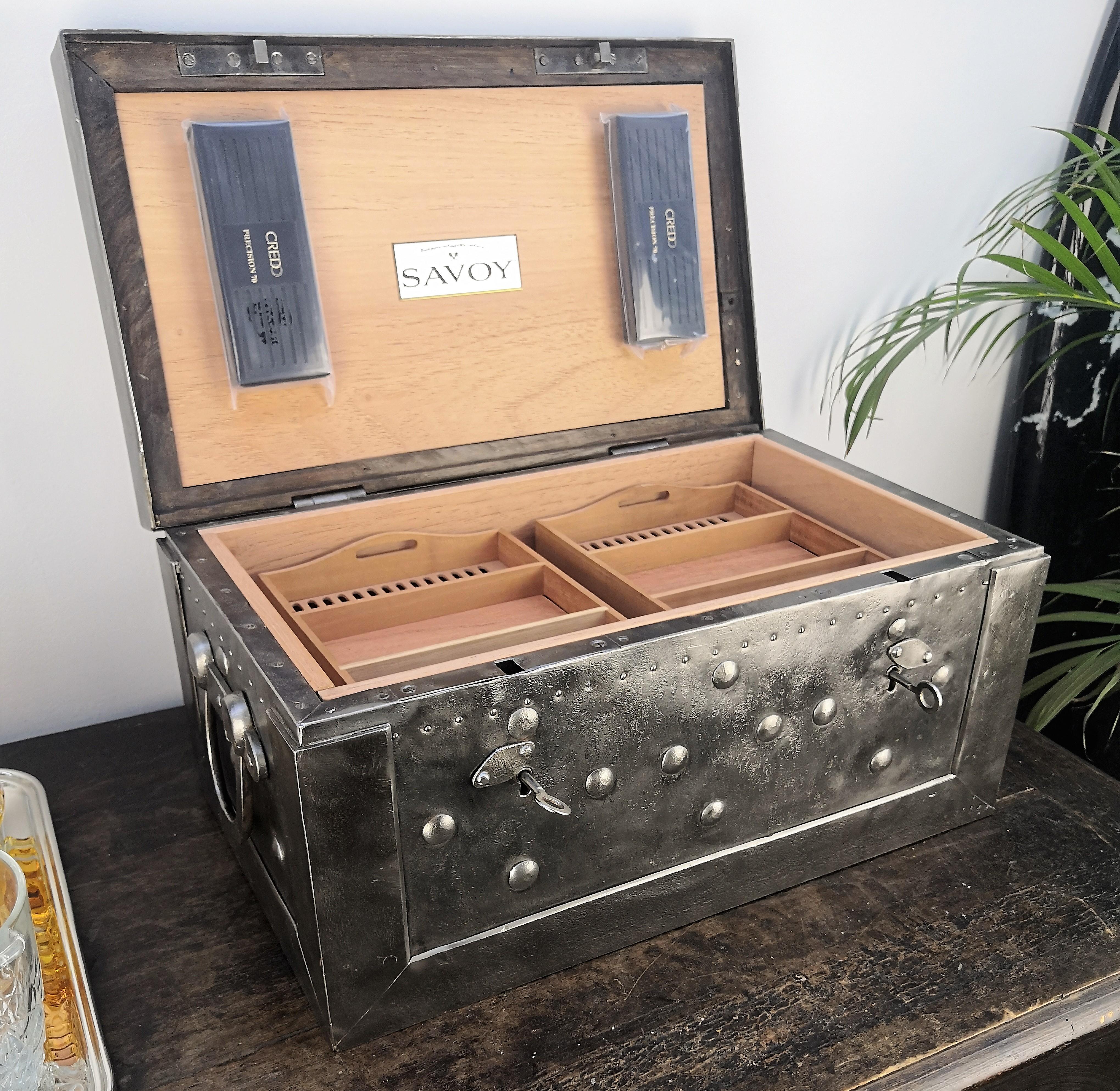 antique cigar humidor