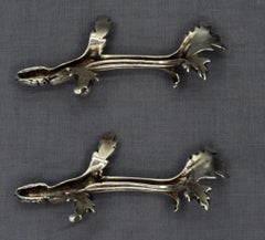 1860 English Sterling Silver Knife Rests