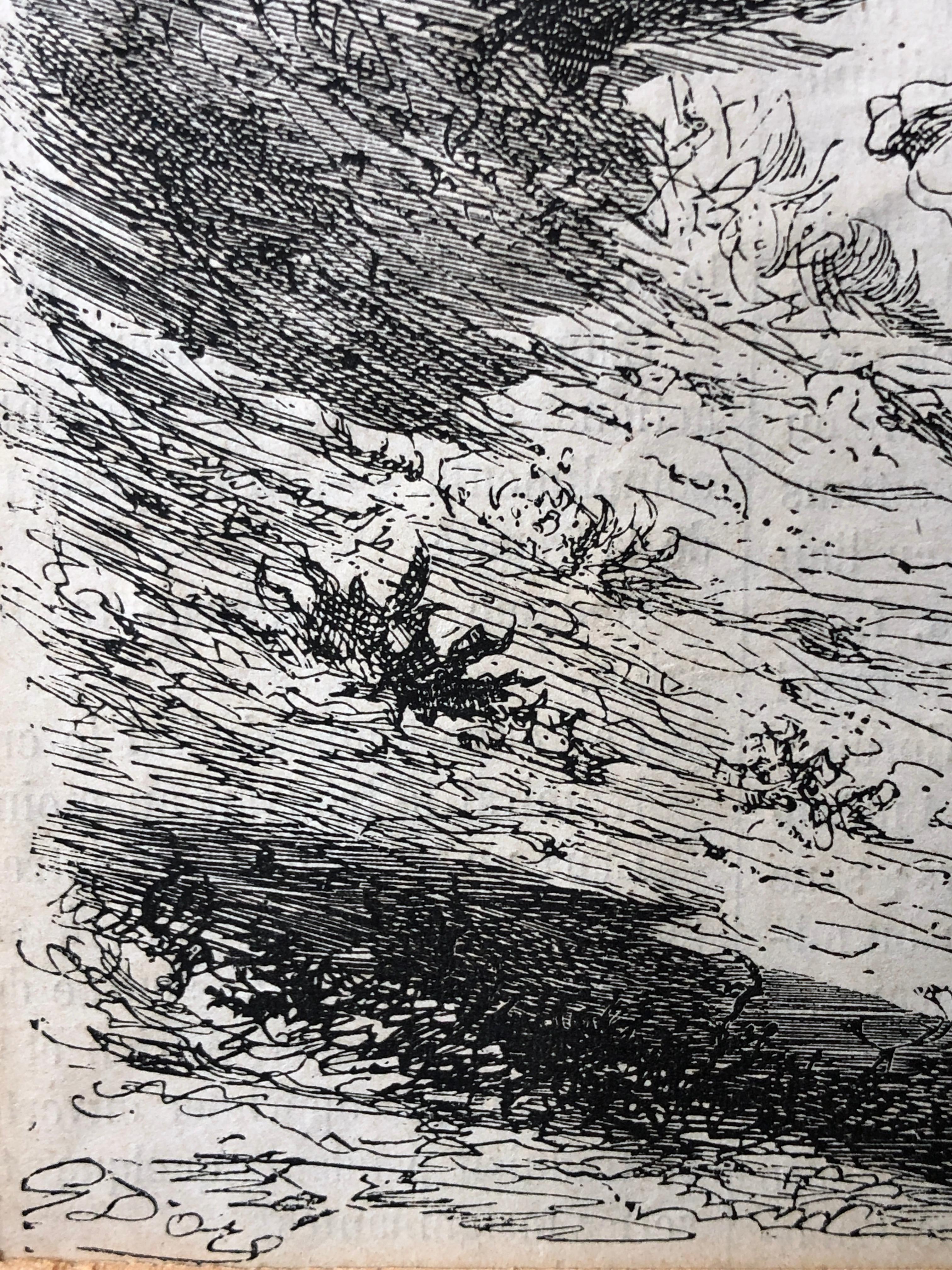 1860 'Lion Hunter' Holzstich - Holzschnitt - Paul Gustave Doré (Französisch) im Angebot