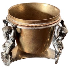 1860 Thomas Latham & Ernest Morton Sheffield Silverplated Dwarf Form Salt Cellar