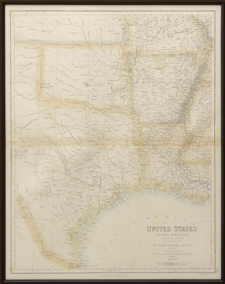 united states map 1860