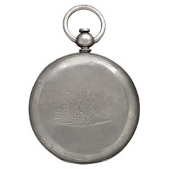 1860 Waltham Civil War Era with Cannons - Same Brand Given to Abraham Lincoln