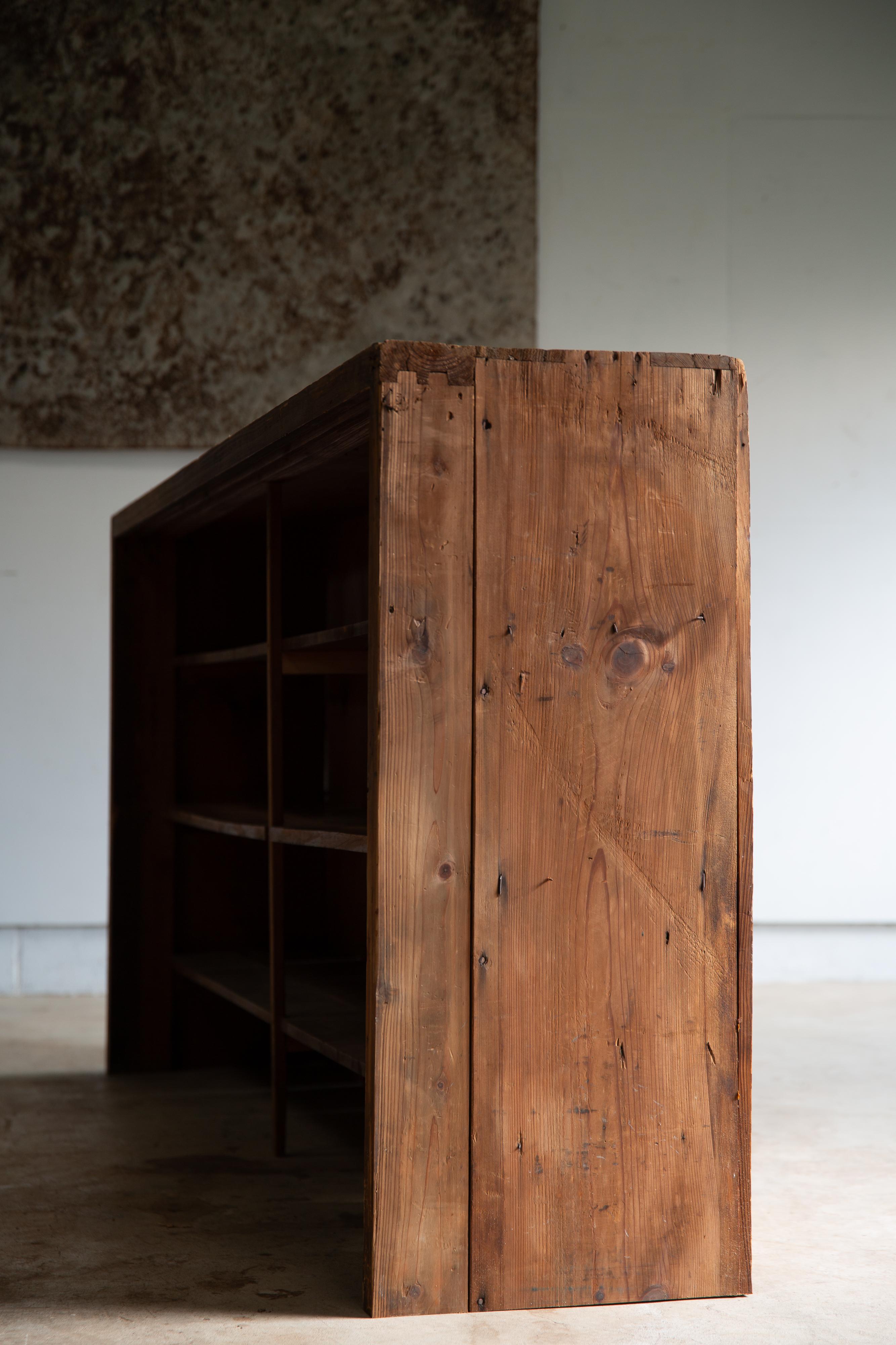Mensola da esposizione antica giapponese del 1860-1910, wabi sabi, organica In condizioni buone a 常陸大宮市, JP