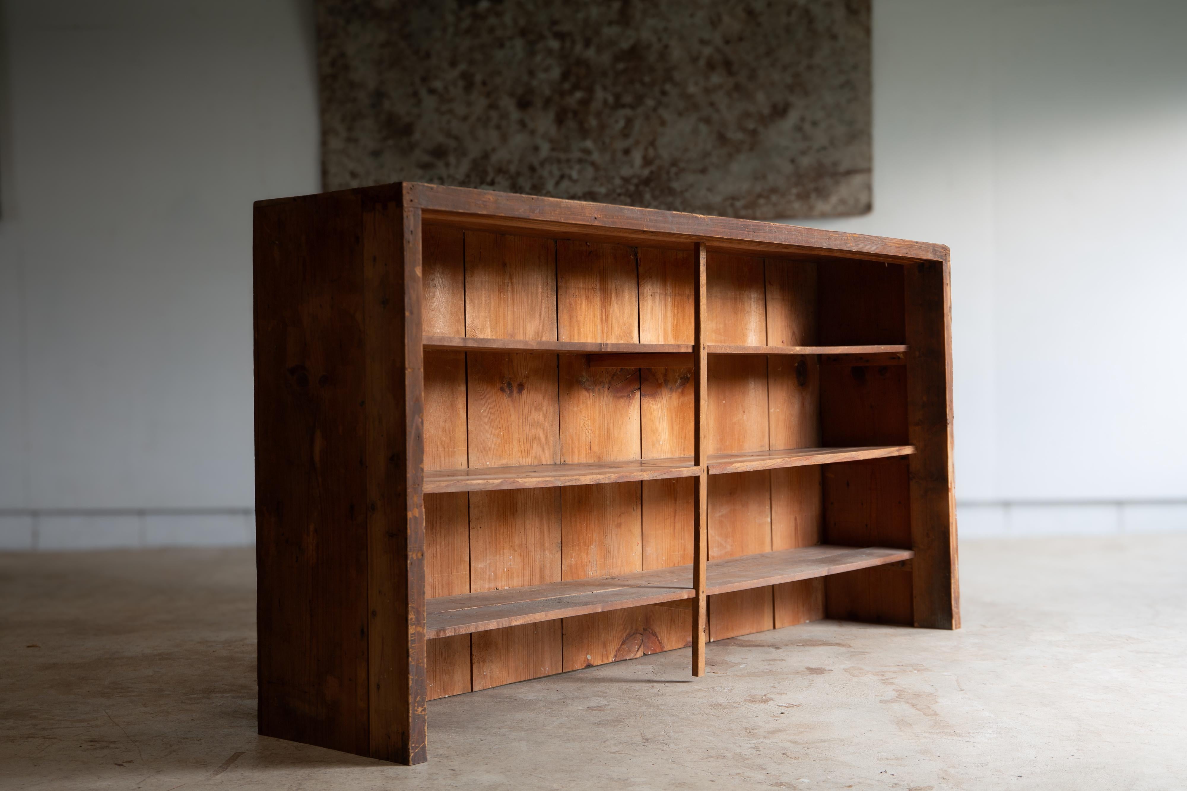 XIX secolo Mensola da esposizione antica giapponese del 1860-1910, wabi sabi, organica