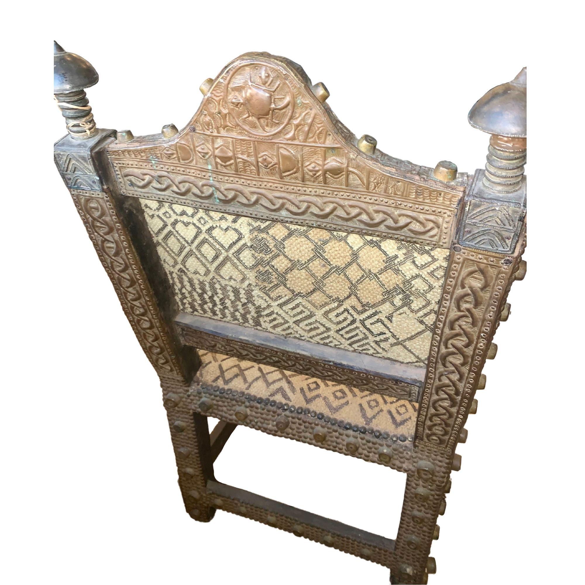 Ashanti Chaise King's Chair des années 1860 Bon état - En vente à Dallas, TX