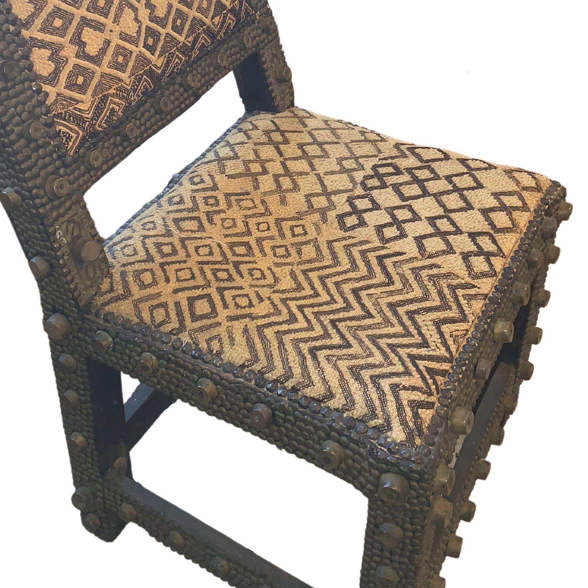 Milieu du XIXe siècle Ashanti Chaise King's Chair des années 1860 en vente