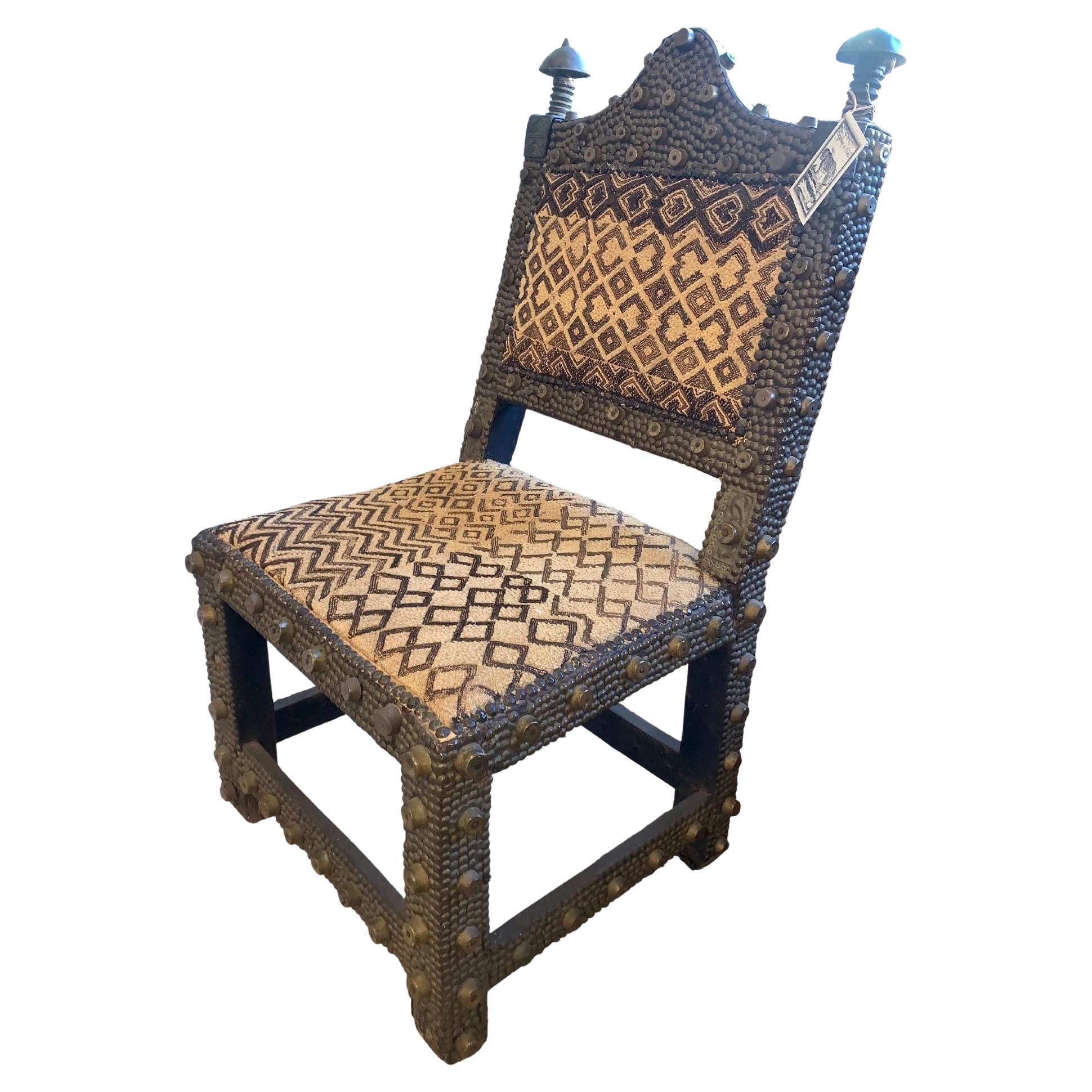 Ashanti Chaise King's Chair des années 1860