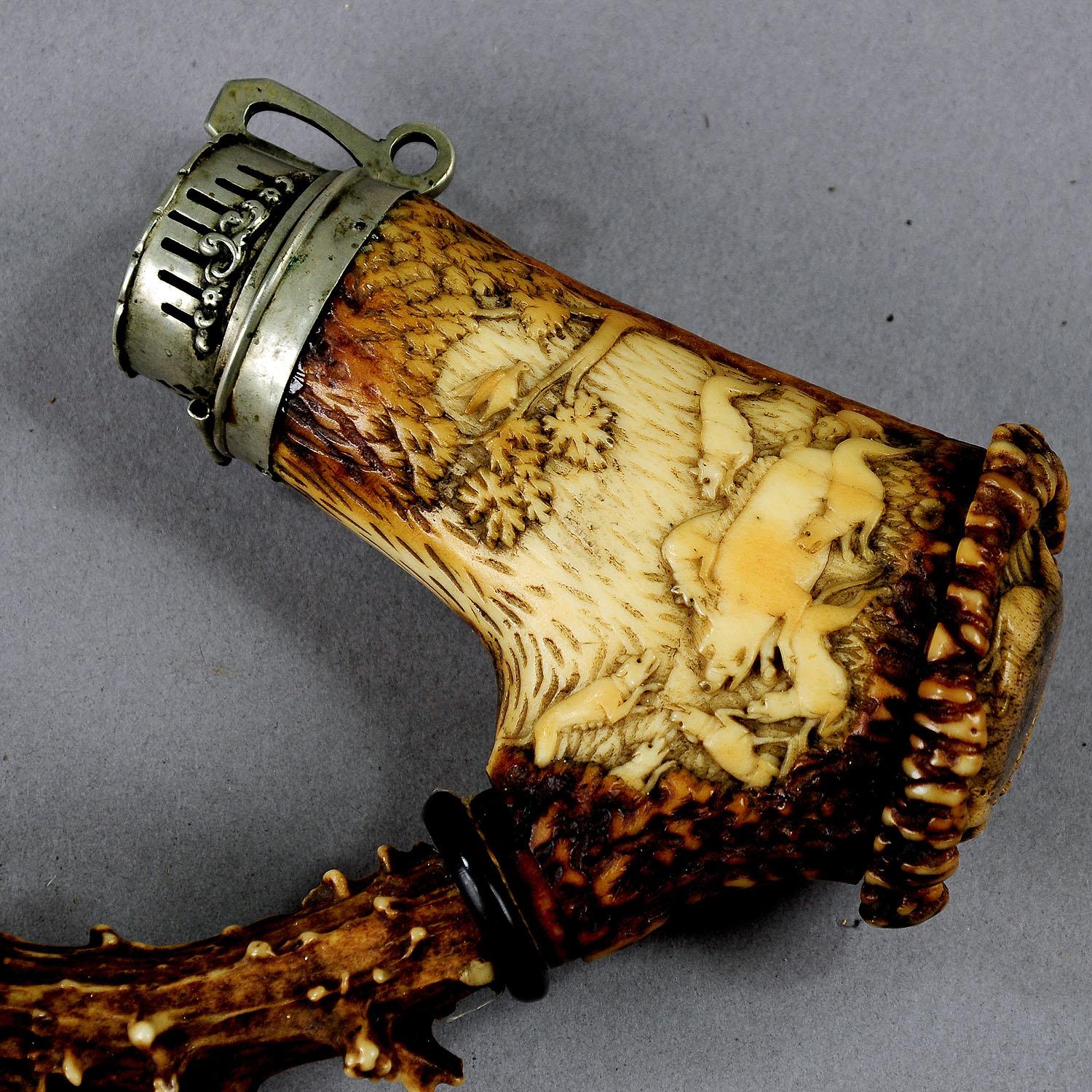 deer horn pipe