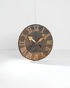 1860s Central European Metal Clock Face