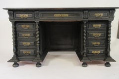 1860s Dutch Ornate Desk