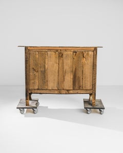 1860s French Bleached Oak Buffet