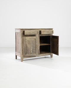 1860s French Bleached Oak Buffet