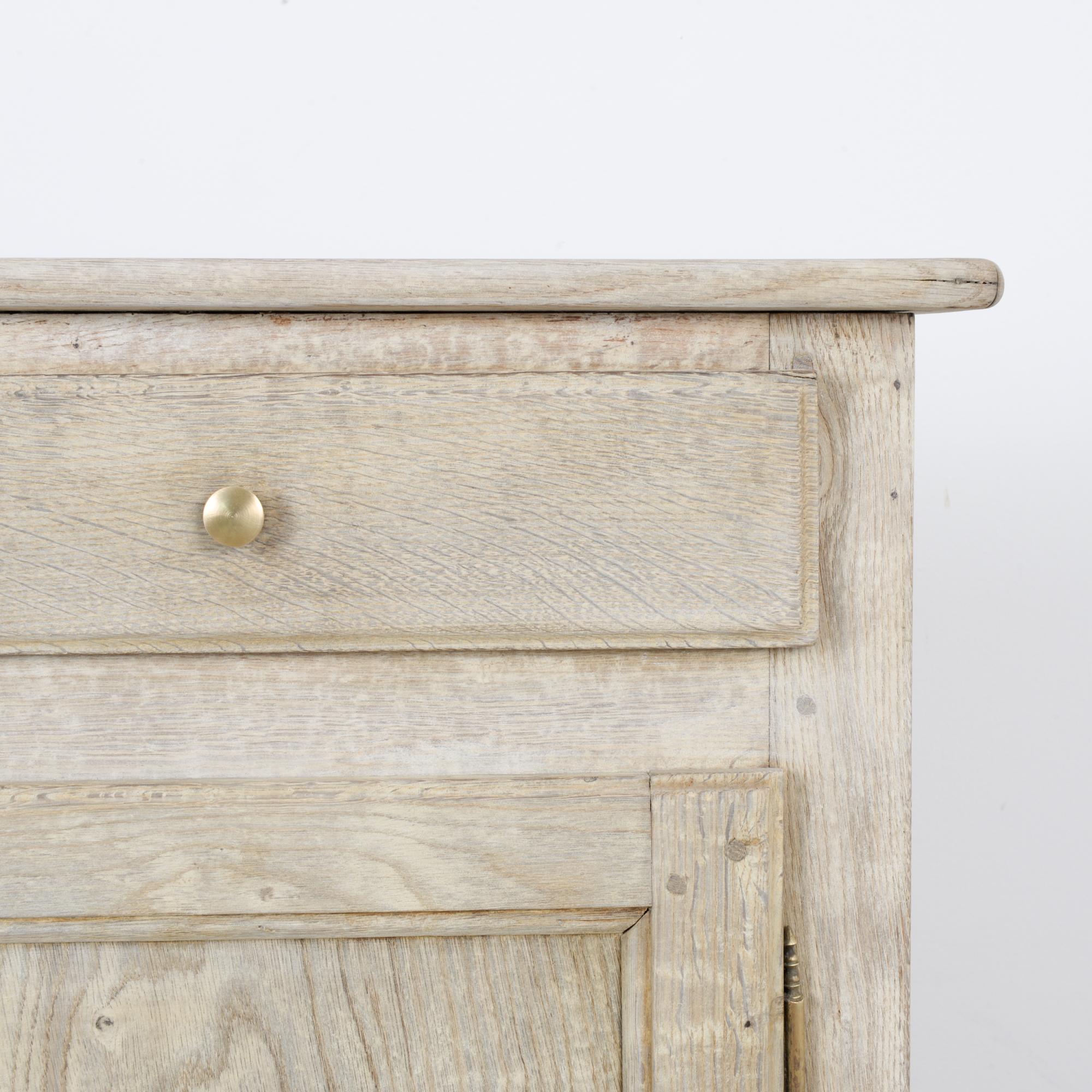 1860s French Bleached Oak Buffet 1